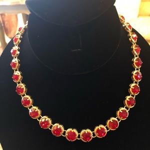 Red and gold necklace